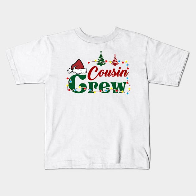 Cousin Crew Christmas Kids T-Shirt by little.tunny